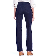 NYDJ Petite Size Marilyn Straight Leg Denim Jeans