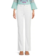 NYDJ Petite Size Marilyn Straight Leg Jeans