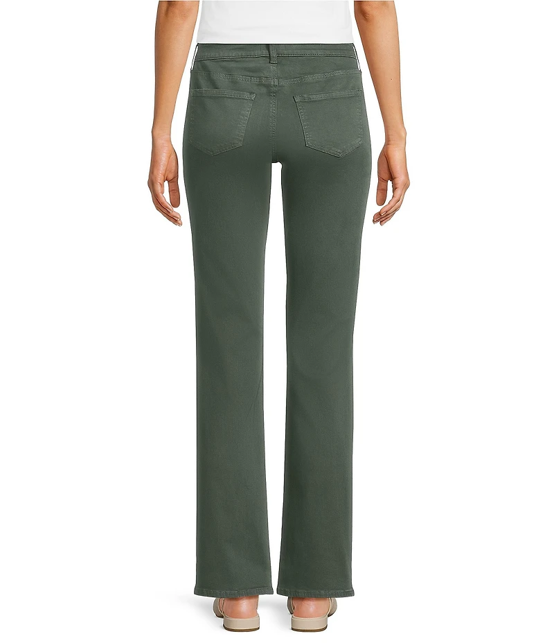 NYDJ Petite Size Marilyn Stretch Denim Straight Leg High Rise Jeans