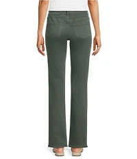 NYDJ Petite Size Marilyn Stretch Denim Straight Leg High Rise Jeans