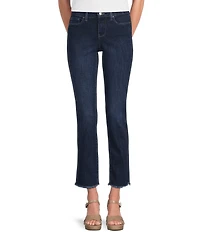 NYDJ Petite Size Sheri Lift Tuck® Technology Denim High Rise Straight Leg Jeans