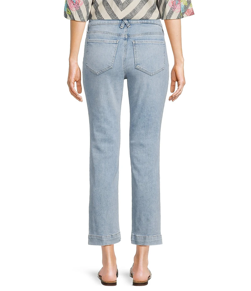 NYDJ Petite Size Sheri Lift Tuck® Technology Stretch Denim Slim Straight Ankle Jeans