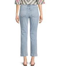 NYDJ Petite Size Sheri Lift Tuck® Technology Stretch Denim Slim Straight Ankle Jeans