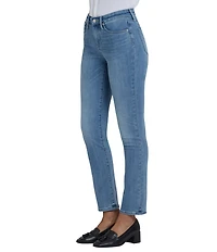 NYDJ Petite Size Sheri Slim Mid Rise Stretch Denim Jeans
