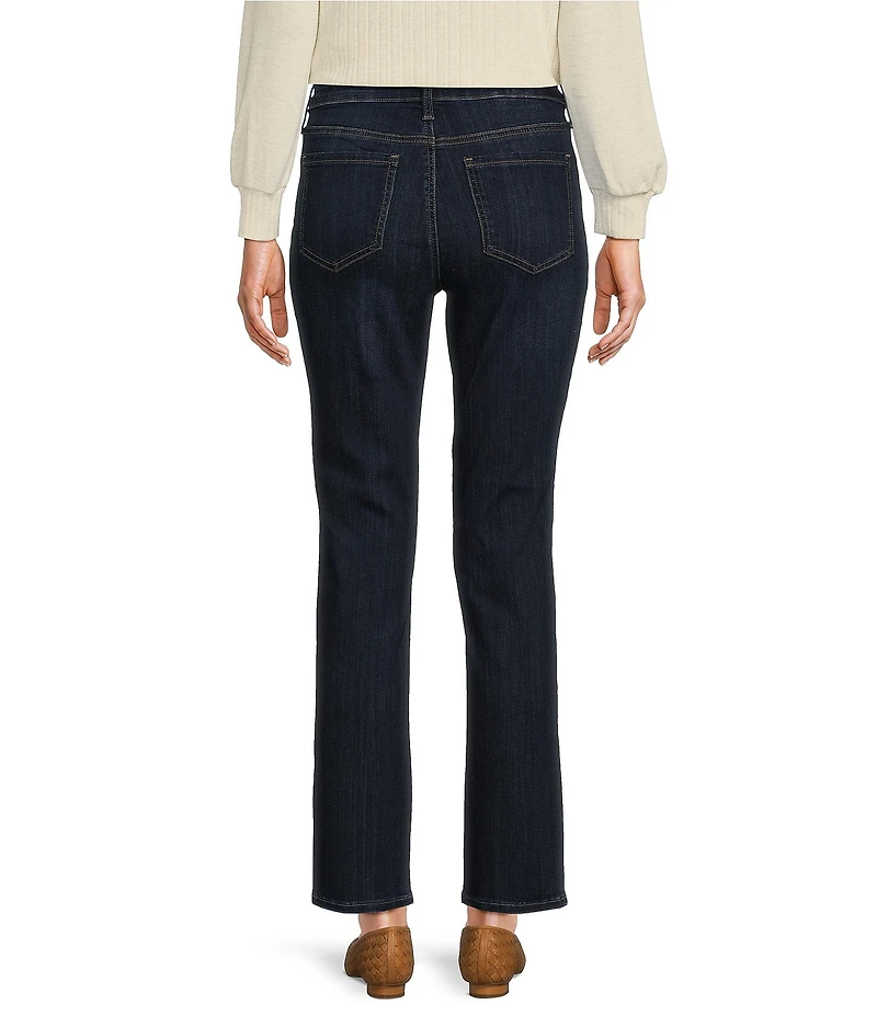 NYDJ Petite Size Sheri Slim Mid Rise Stretch Denim Jeans