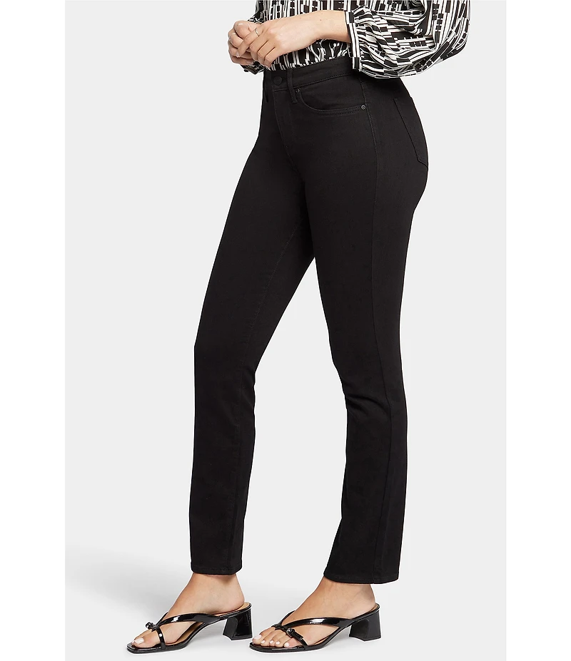 NYDJ Petite Size Sheri Slim Mid Rise Stretch Denim Jeans