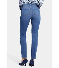 NYDJ Petite Size Sheri Slim Mid Rise Stretch Denim Jeans