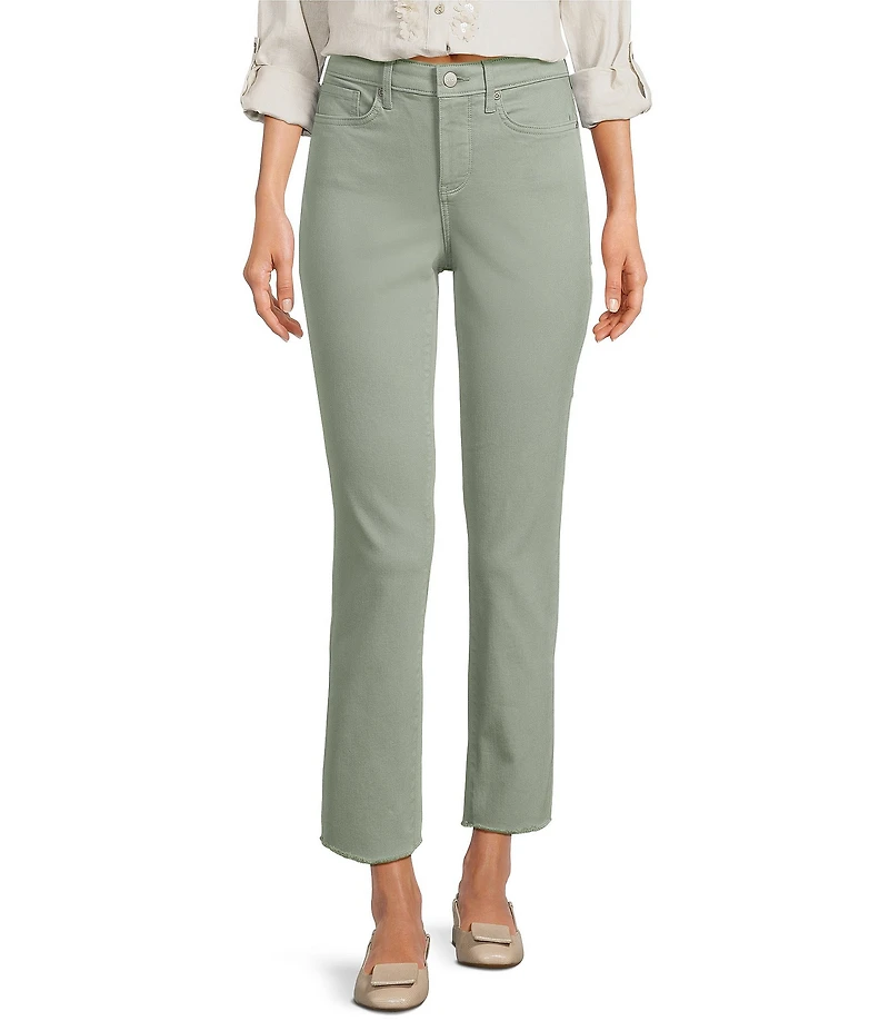 NYDJ Petite Size Sheri Slim Fit Mid Rise Ankle Stretch Denim Jeans