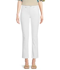 NYDJ Petite Size Sheri Slim Fit Mid Rise Ankle Stretch Denim Jeans