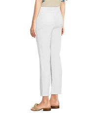 NYDJ Petite Size Sheri Slim Fit Mid Rise Ankle Stretch Denim Jeans