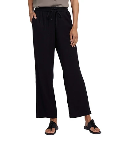NYDJ Petite Size Stretch Drawstring Relaxed Pull-On Ankle Pants