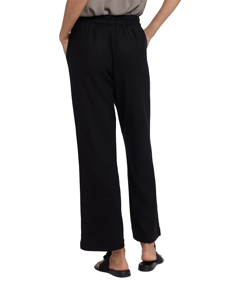 NYDJ Petite Size Stretch Drawstring Relaxed Pull-On Ankle Pants