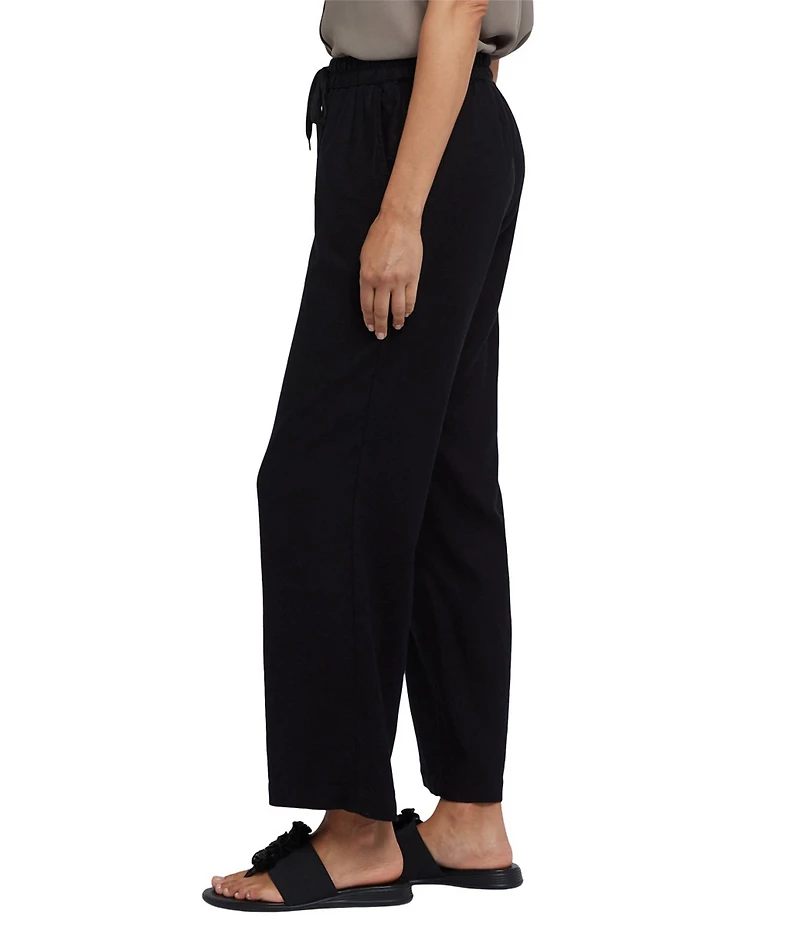 NYDJ Petite Size Stretch Drawstring Relaxed Pull-On Ankle Pants