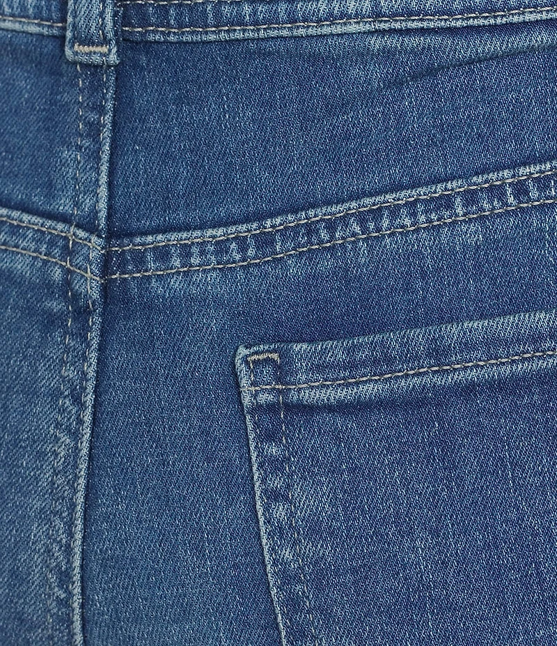 NYDJ Petite Size Teresa Double Button Wide Leg Jeans