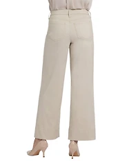 NYDJ Petite Size Teresa Lift Tuck® Stretch Denim Wide Leg Ankle Length Jeans