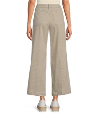 NYDJ Petite Size Teresa Lift Tuck® Technology Hidden Lodge Stripe Wide-Leg Trouser Ankle Jeans