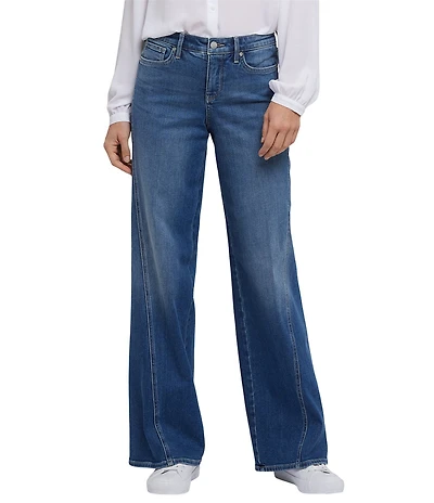 NYDJ Petite Size Teresa Lift Tuck® Technology Wide Leg Denim Jeans