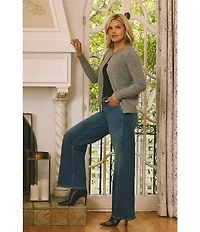 NYDJ Petite Size Teresa Lift Tuck® Technology Wide Leg Denim Jeans