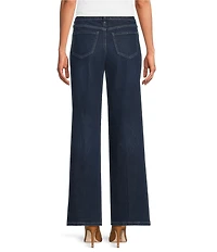 NYDJ Petite Size Teresa Lift Tuck® Technology Wide Leg Denim Jeans