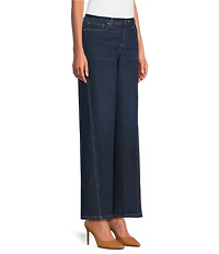NYDJ Petite Size Teresa Lift Tuck® Technology Wide Leg Denim Jeans