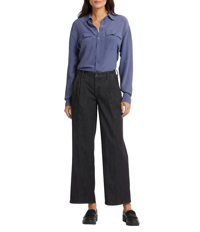 NYDJ Petite Size Teresa Soft Lightweight Lift Tuck®Technology Wide-Leg Ankle Jean