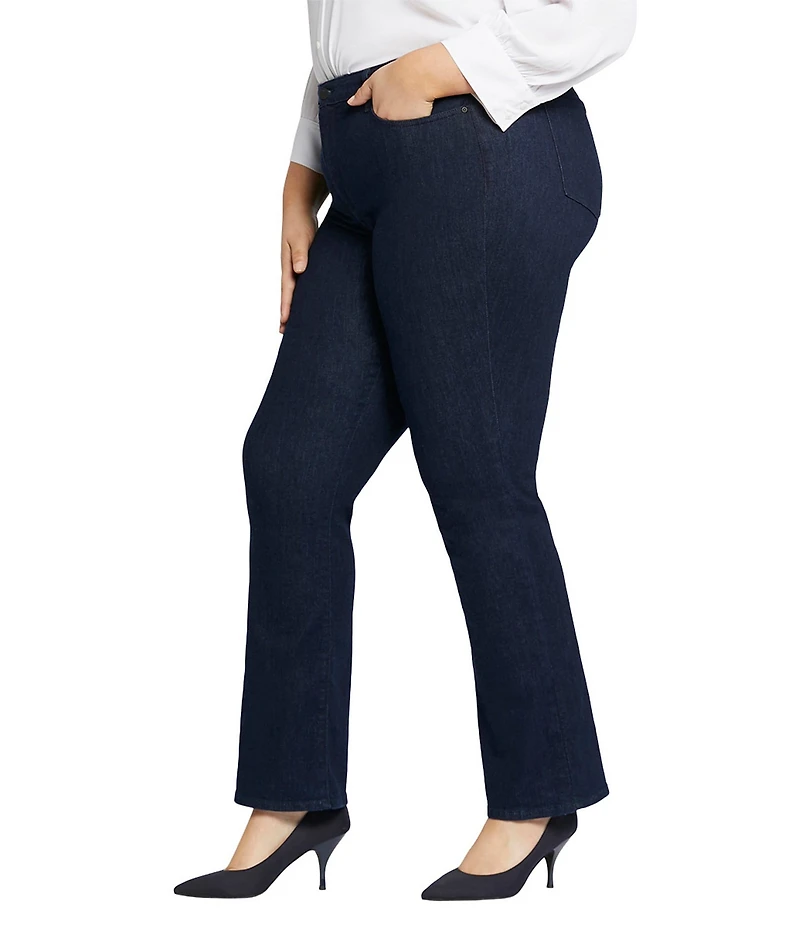NYDJ Plus Size Barbara Bootcut High Rise Stretch Denim Jeans