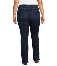 NYDJ Plus Size Barbara Bootcut High Rise Stretch Denim Jeans