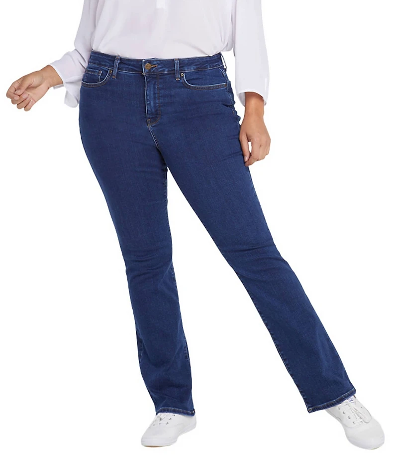 NYDJ Plus Size Barbara Bootcut High Rise Stretch Denim Jeans