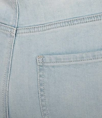 NYDJ Plus Size Brigitte High Waisted Wide Leg Capri Jeans