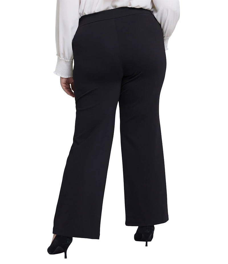 NYDJ Plus Size Lift Tuck® Technology Ponte Knit Straight Leg Pull-On Pants