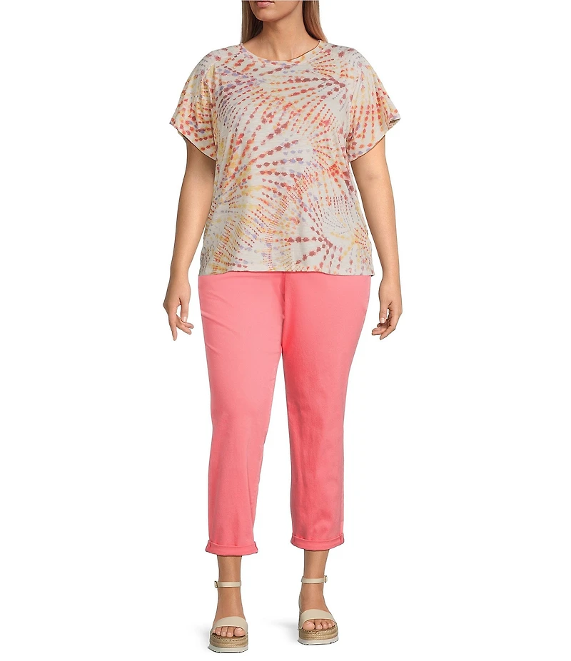 NYDJ Plus Size Margot Stretch Denim Girlfriend Jeans
