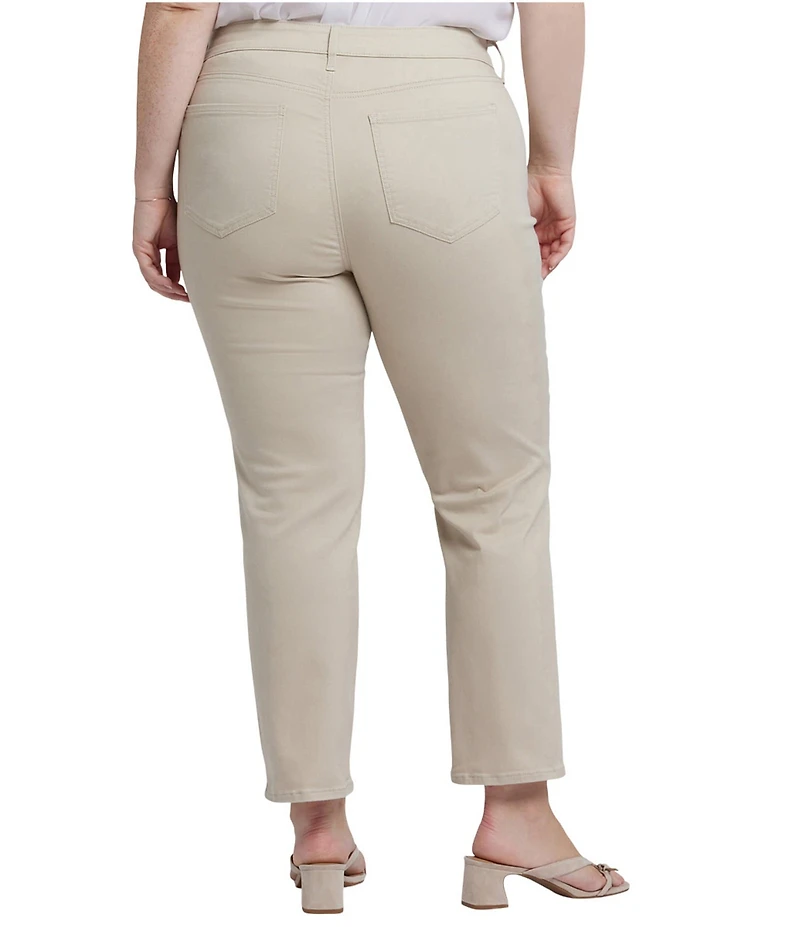 NYDJ Plus Size Marilyn Ankle Straight Ankle Jeans
