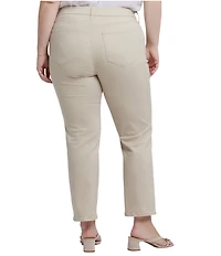 NYDJ Plus Size Marilyn Ankle Straight Ankle Jeans