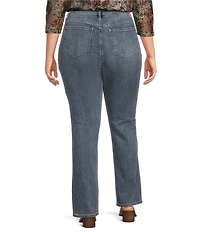 NYDJ Plus Size Marilyn Straight Leg High Rise Jeans