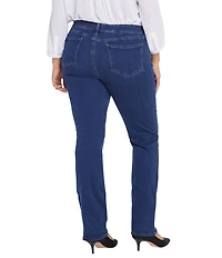 NYDJ Plus Size Stretch Denim Marilyn Straight Leg Jeans