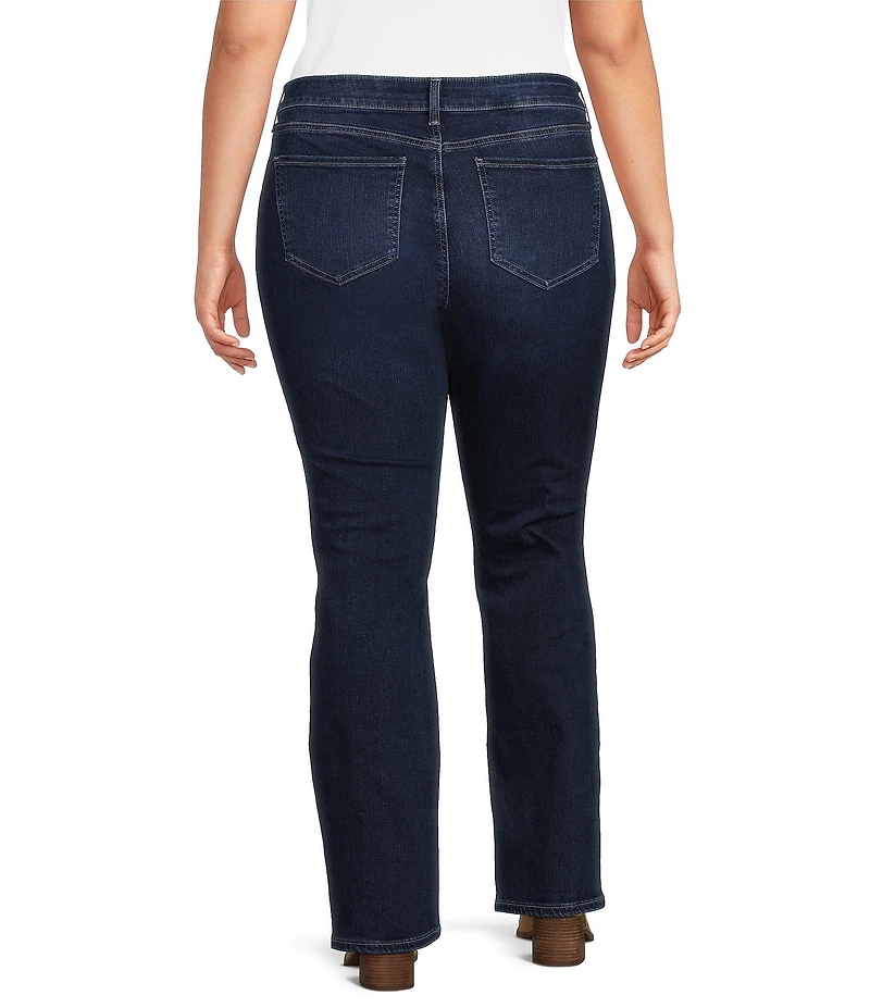NYDJ Plus Size Stretch Denim Marilyn Straight Leg Jeans