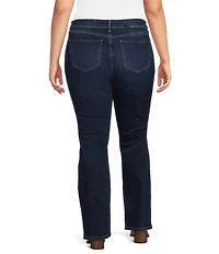 NYDJ Plus Size Stretch Denim Marilyn Straight Leg Jeans
