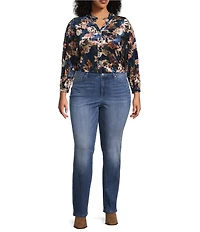 NYDJ Plus Size Marilyn Stretch Denim Lift Tuck® Technology Straight Leg Jeans