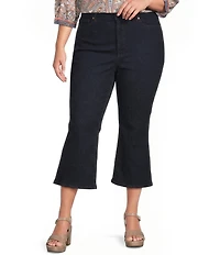 NYDJ Plus Size Monica Kick Flare Crop Jeans