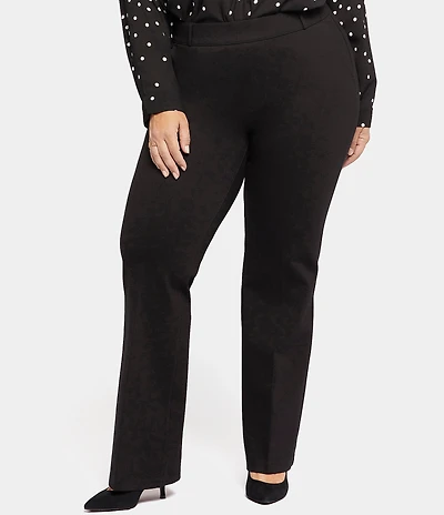 NYDJ Plus Size Pull-On Flared Leg Trousers