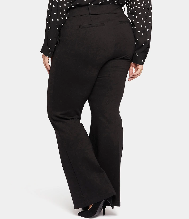 NYDJ Plus Size Pull-On Flared Leg Trousers