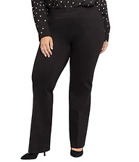 NYDJ Plus Size Pull-On Flared Leg Trousers