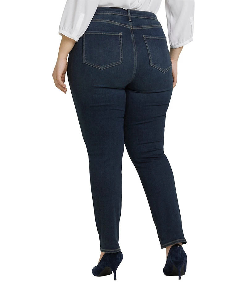 NYDJ Plus Size Sheri Lift Tuck® Technology Slim Straight Leg Skinny Jeans