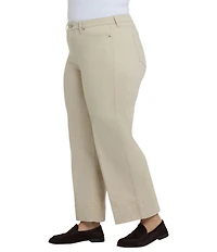 NYDJ Plus Size Teresa Lift Tuck® Stretch Denim Wide Leg Ankle Length Jeans