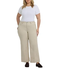 NYDJ Plus Size Teresa Lift Tuck® Stretch Denim Wide Leg Ankle Length Jeans