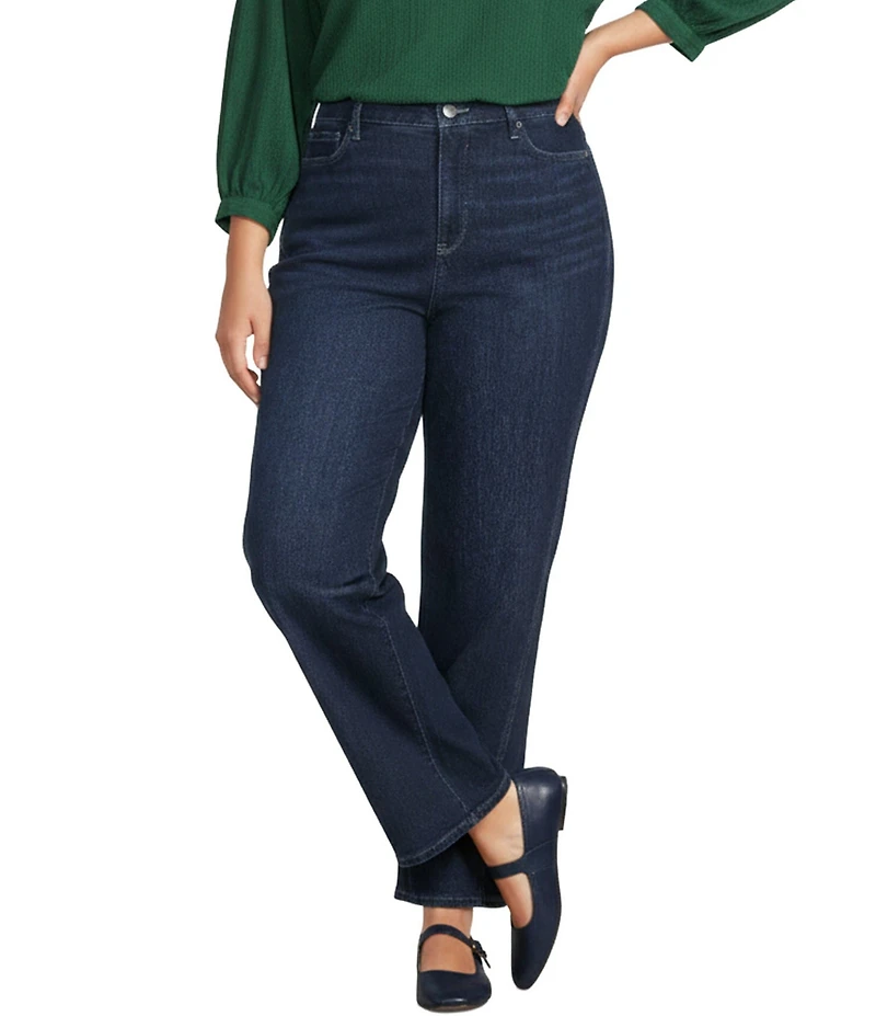 NYDJ Plus Size Teresa Lift Tuck® Technology Wide Leg Denim Jeans