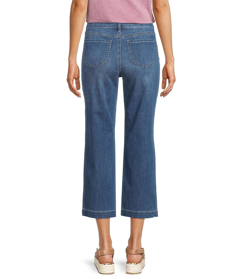 NYDJ Relaxed Piper Button Front Crop Jeans