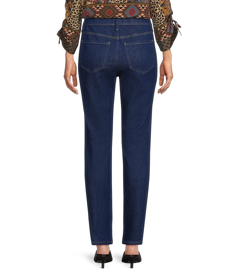 NYDJ Sheri Denim High Rise Slim Fit Straight Leg Jean