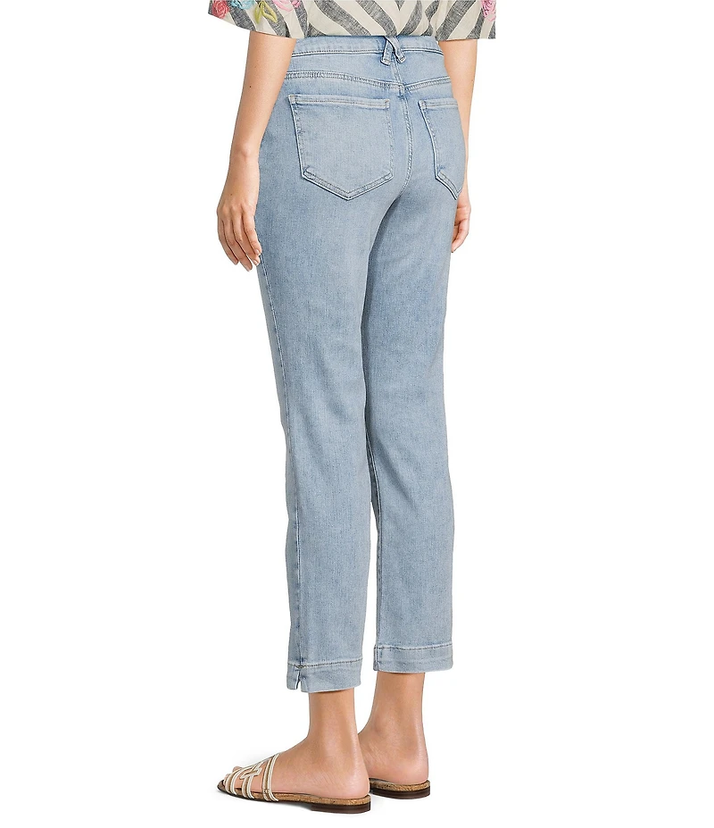 NYDJ Sheri Lift Tuck® Technology Stretch Denim Slim Straight Ankle Jeans