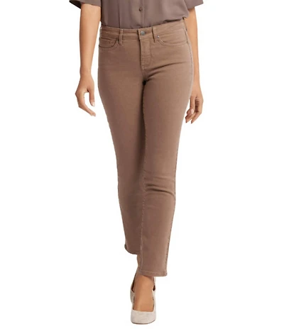 NYDJ Sheri Mid Rise Slim Leg 5-Pocket Stretch Denim Jeans